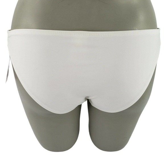 Cheeky Bikini Swim Bottom Juniors 1 Womens 00 White Strappy Sides - Picture 5 of 11
